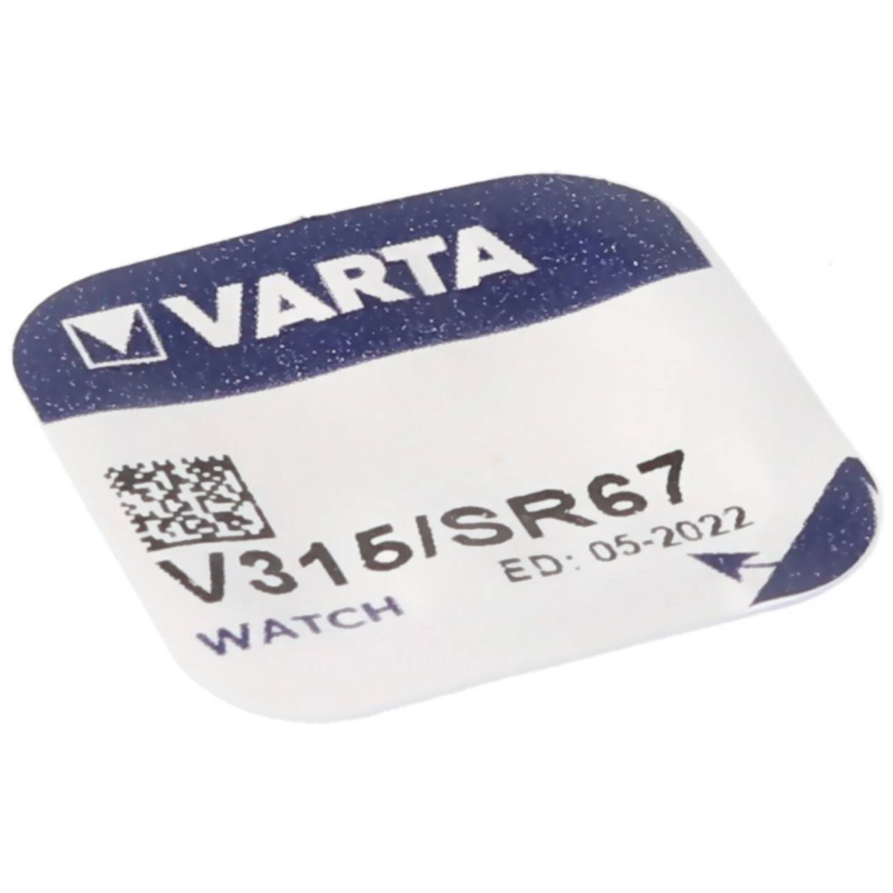 315, Varta V315, SR67, SR716SW Knopfzelle für Uhren etc.-2