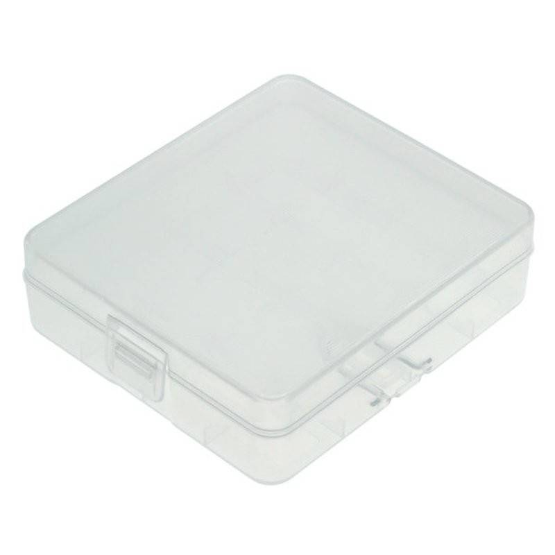 Universal AccuSafe Aufbewahrungsbox für 1 bis 4 Stück 18650 Li-Ion Akku mit bis zu 68mm länge-0