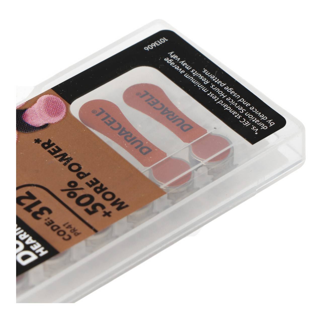 Duracell Hörgerätebatterie DA 312 AC Zn/Luft 1,4Volt 160mAh-1