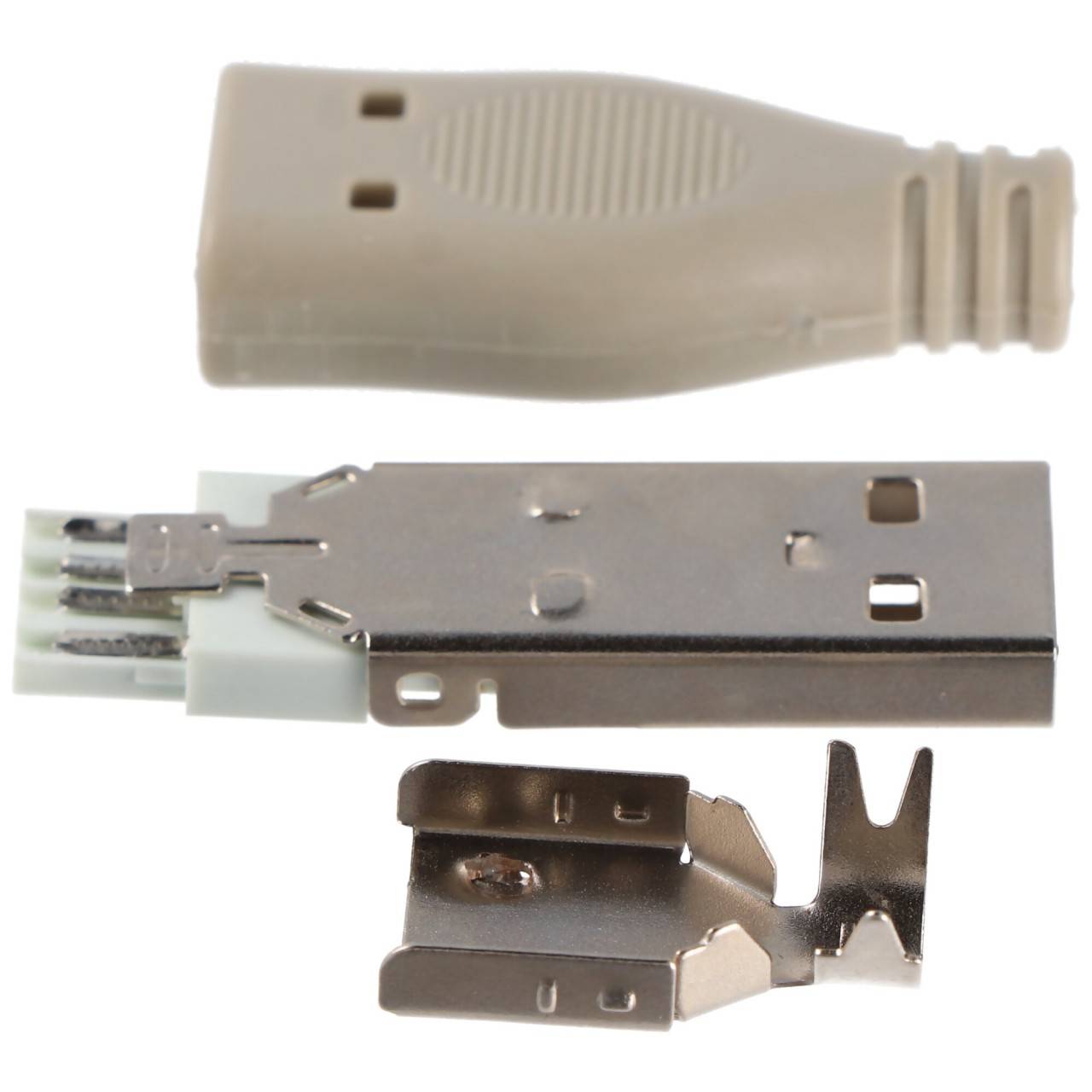 Goobay USB A-Stecker - zum selber löten - ein Stück-1