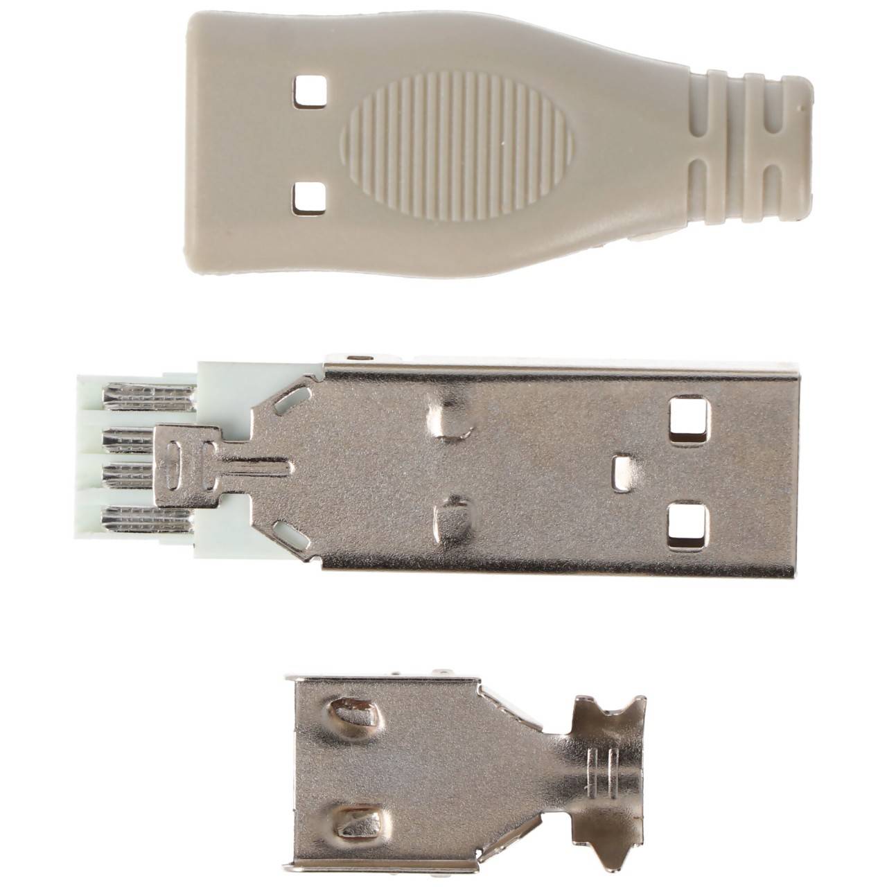 Goobay USB A-Stecker - zum selber löten - ein Stück-2