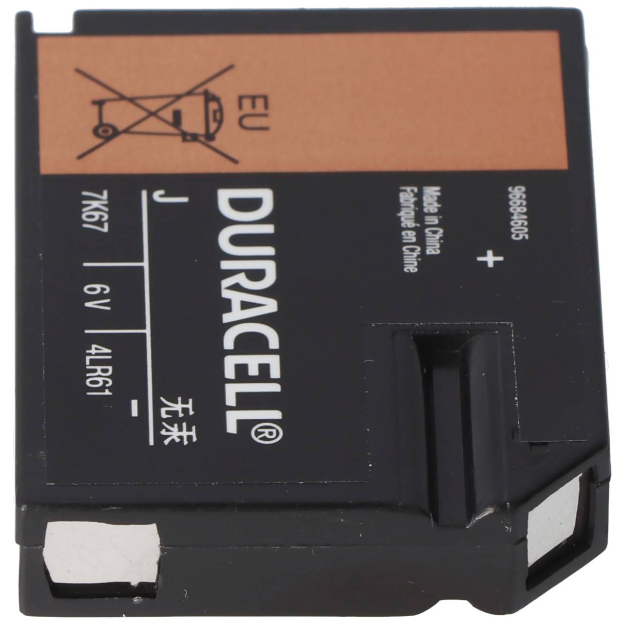 Duracell 7K67 Batterie Flatpack 4LR61 Alkaline Batterie 6 Volt, V4918, V4018, 5000394767102-2
