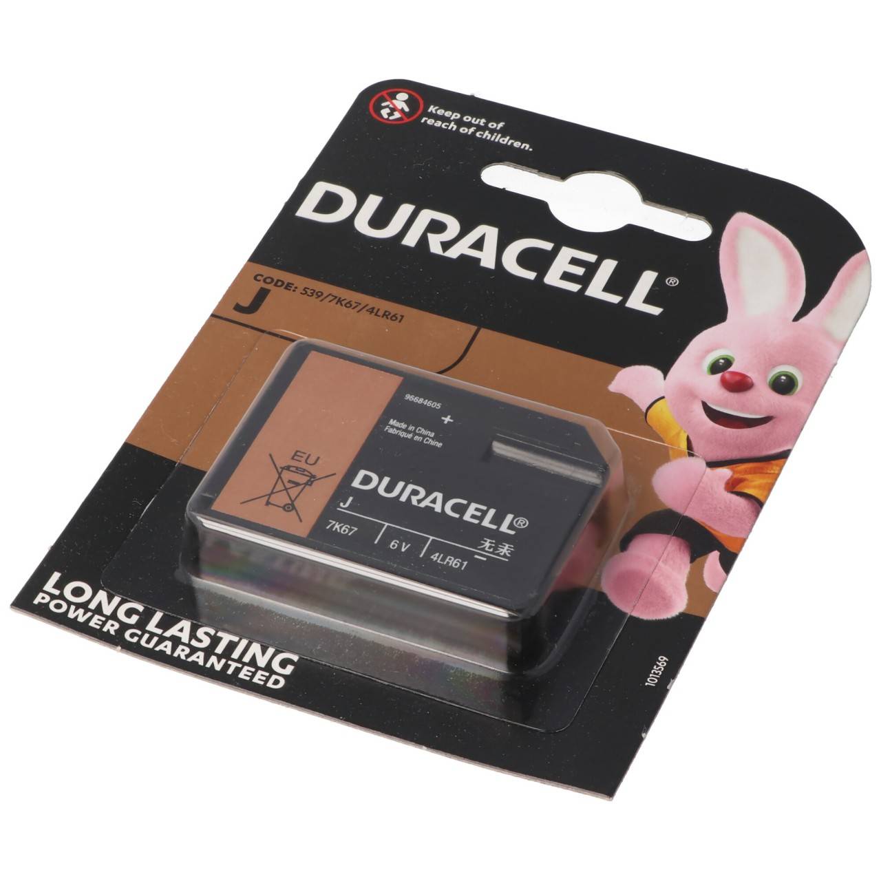Duracell 7K67 Batterie Flatpack 4LR61 Alkaline Batterie 6 Volt, V4918, V4018, 5000394767102-4