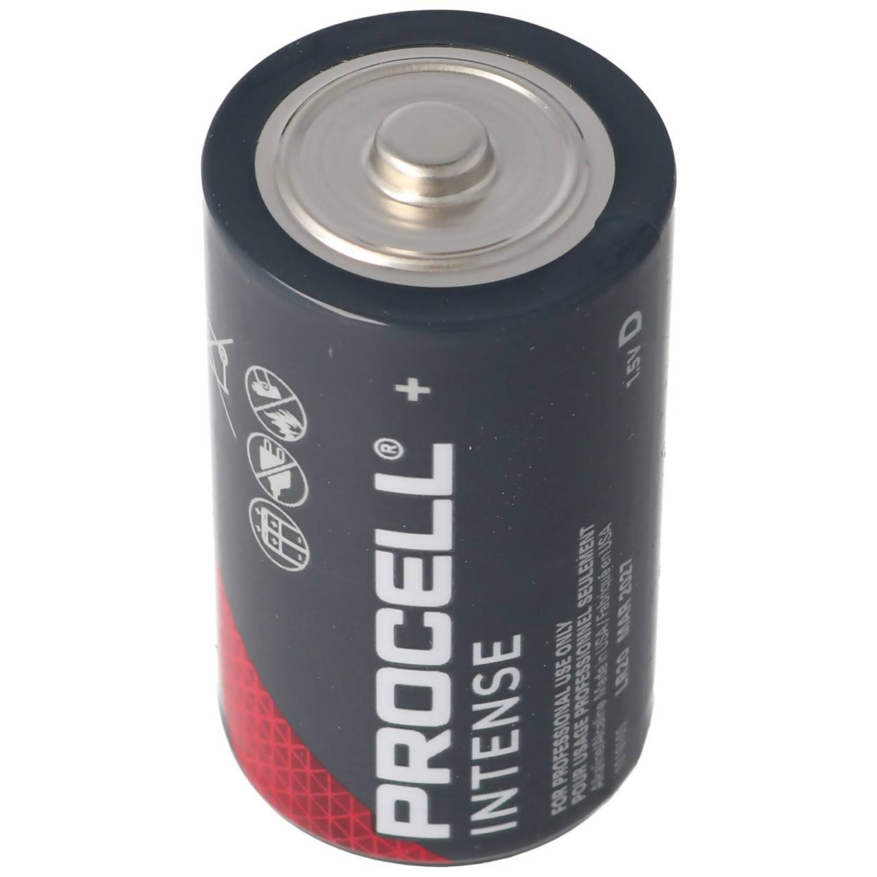 10 Stück Duracell Procell Intense Mono D, LR20 im Karton, für energieintensive Geräte-1