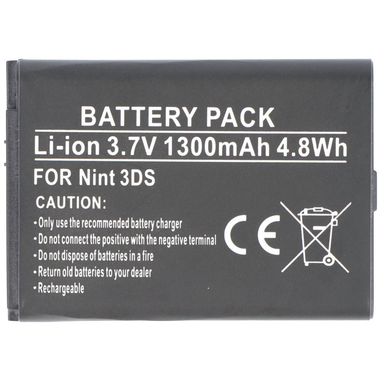 Akku passend für Nintendo 3DS, CTR-001, CTR-003, C/CTR-A-AB, MIN-CTR-001 3,7 Volt 1300mAh-0