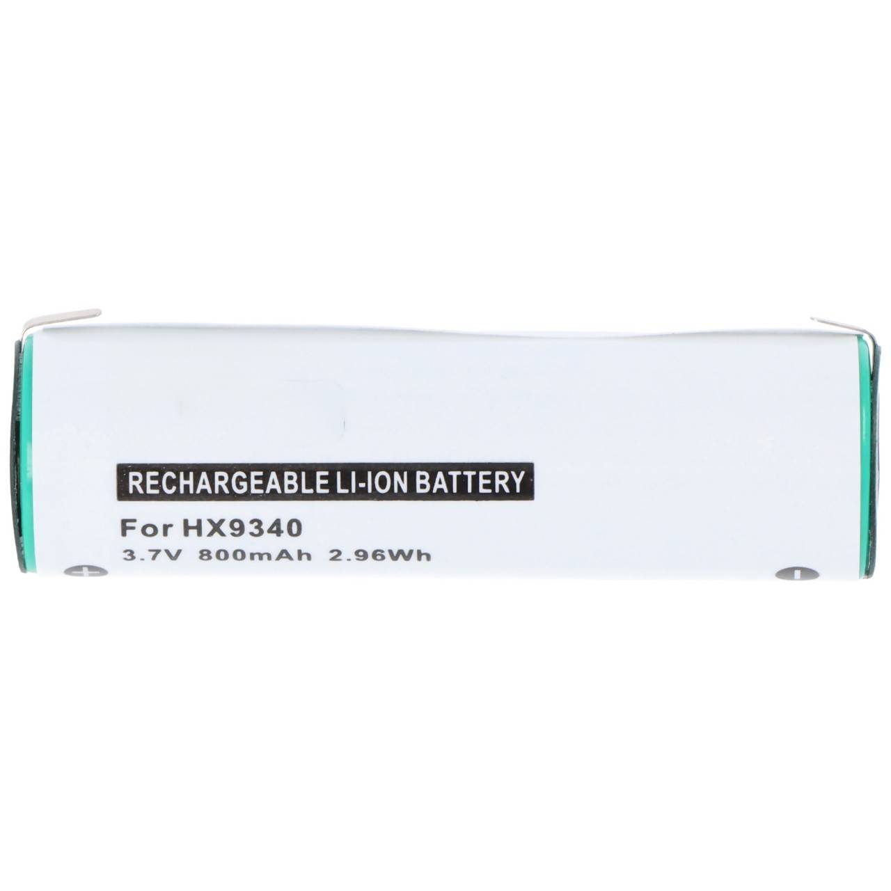 Akku mit kurzen Lötfahnen passend für Philips Sonicare DiamondClean HX9340, HX9350, HX9352, HX9360, 800mAh-3