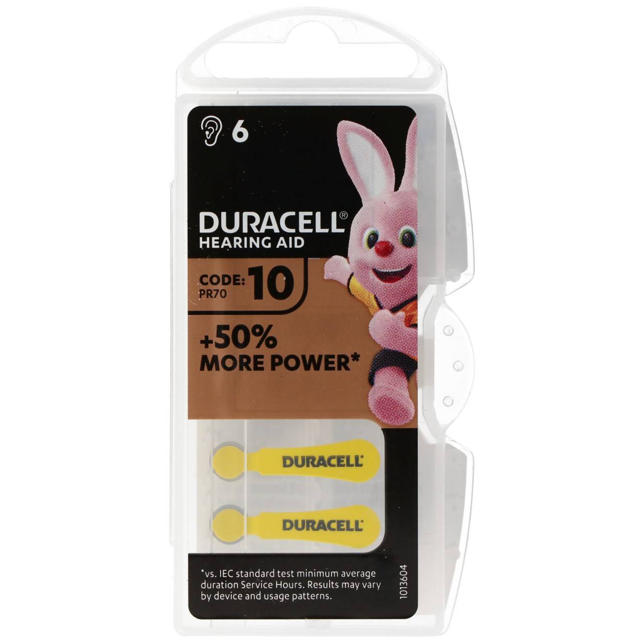 Duracell Hörgerätebatterie DA 10 AC Zn/Luft 1,4 Volt 105mAh-0