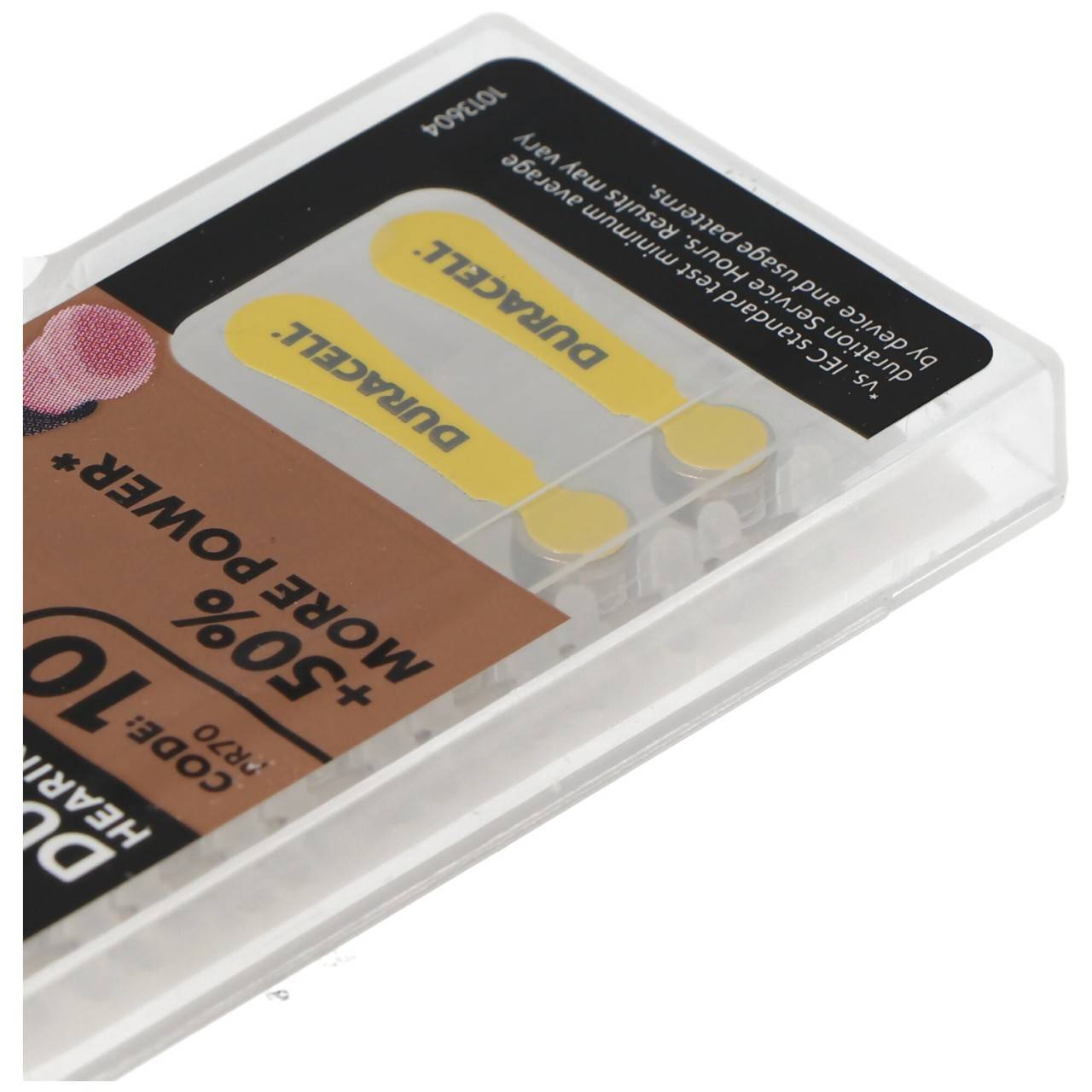 Duracell Hörgerätebatterie DA 10 AC Zn/Luft 1,4 Volt 105mAh-1