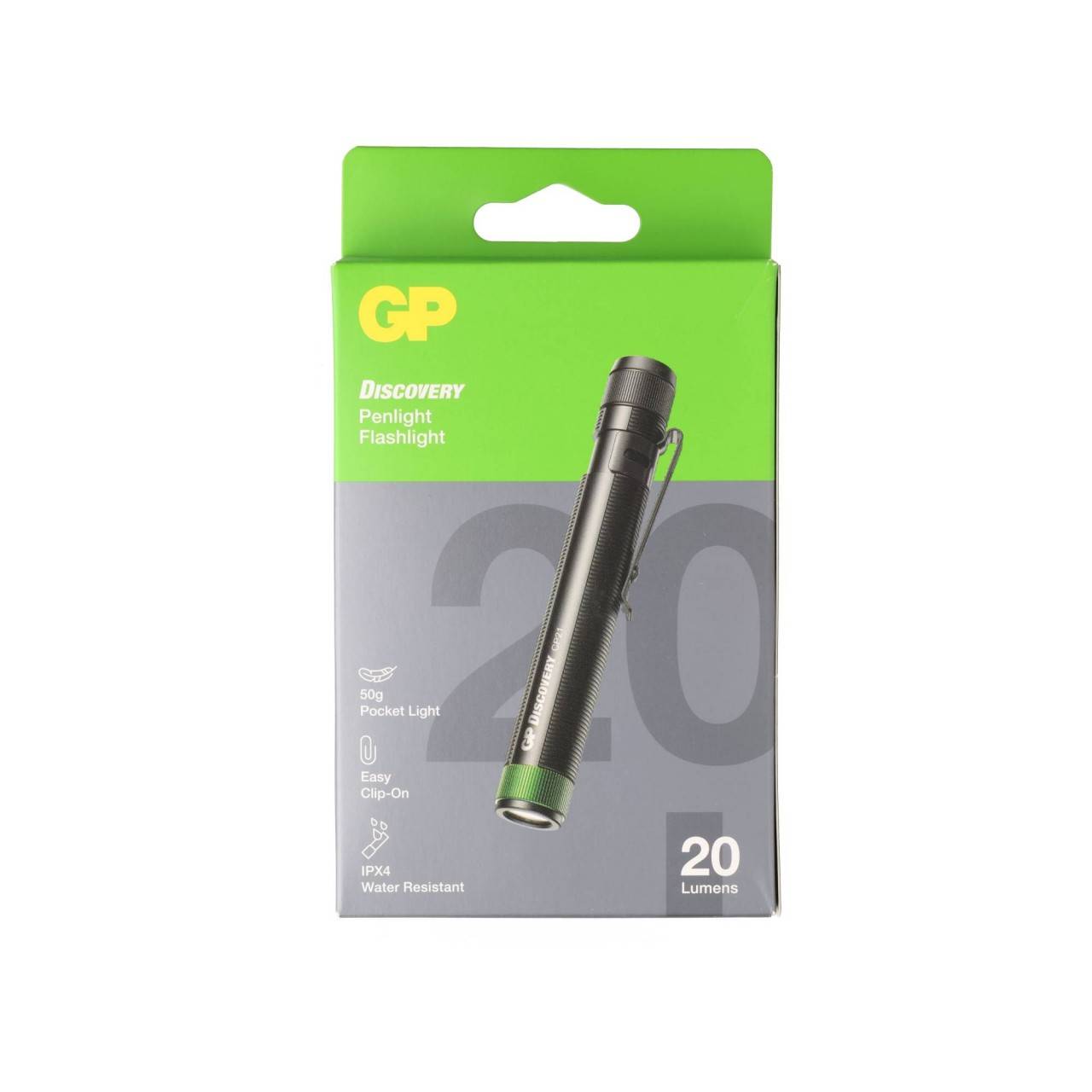 Taschenlampe GP CP21 20lumen inkl. 1x AAA 1,5V Batterie-0