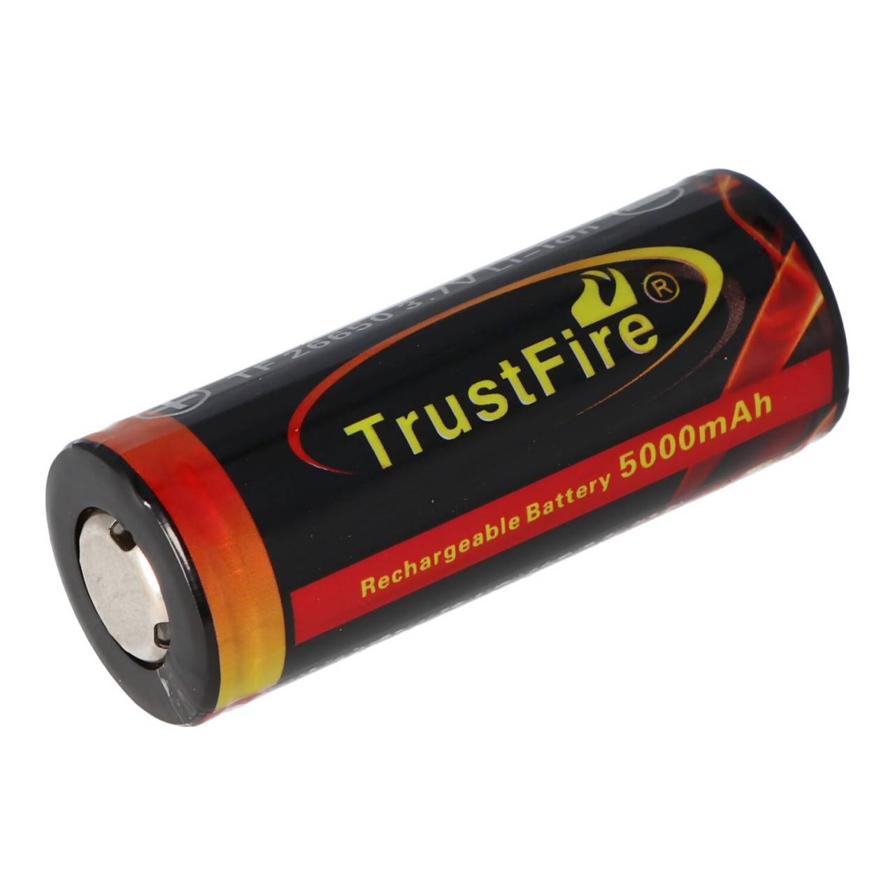 Trustfire 26650 5000mAh 3,6V, 3,7V geschützter Li-Ion-Akku, Abmessungen ca. 69,8x26,4mm beachten-2