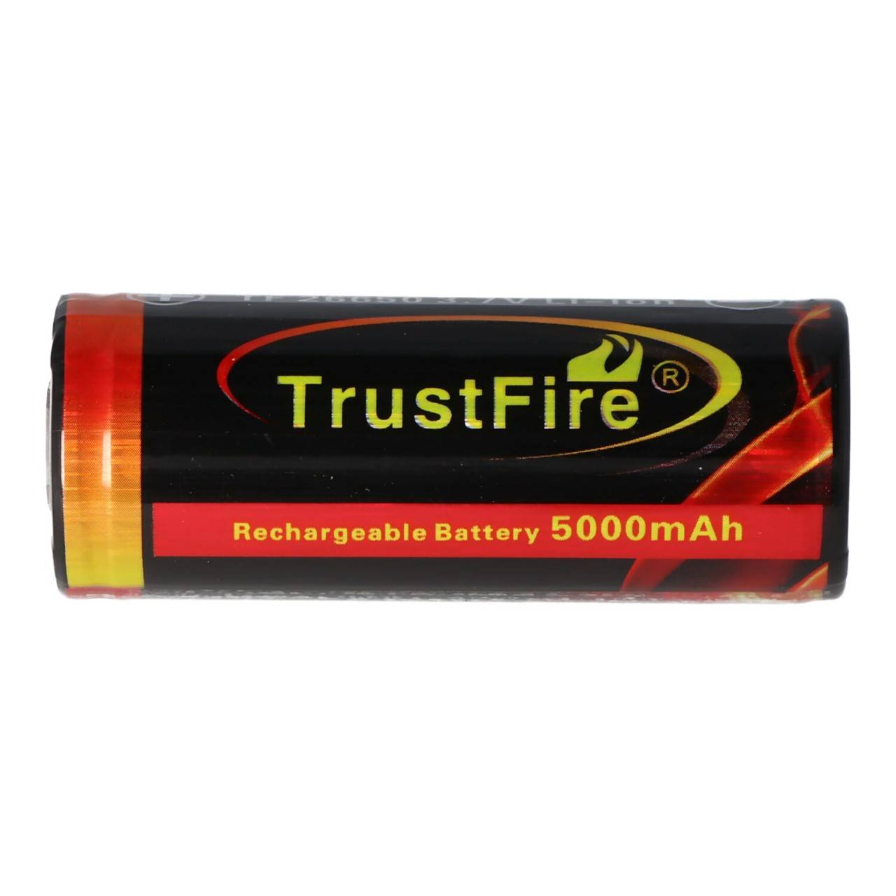 Trustfire 26650 5000mAh 3,6V, 3,7V geschützter Li-Ion-Akku, Abmessungen ca. 69,8x26,4mm beachten-3