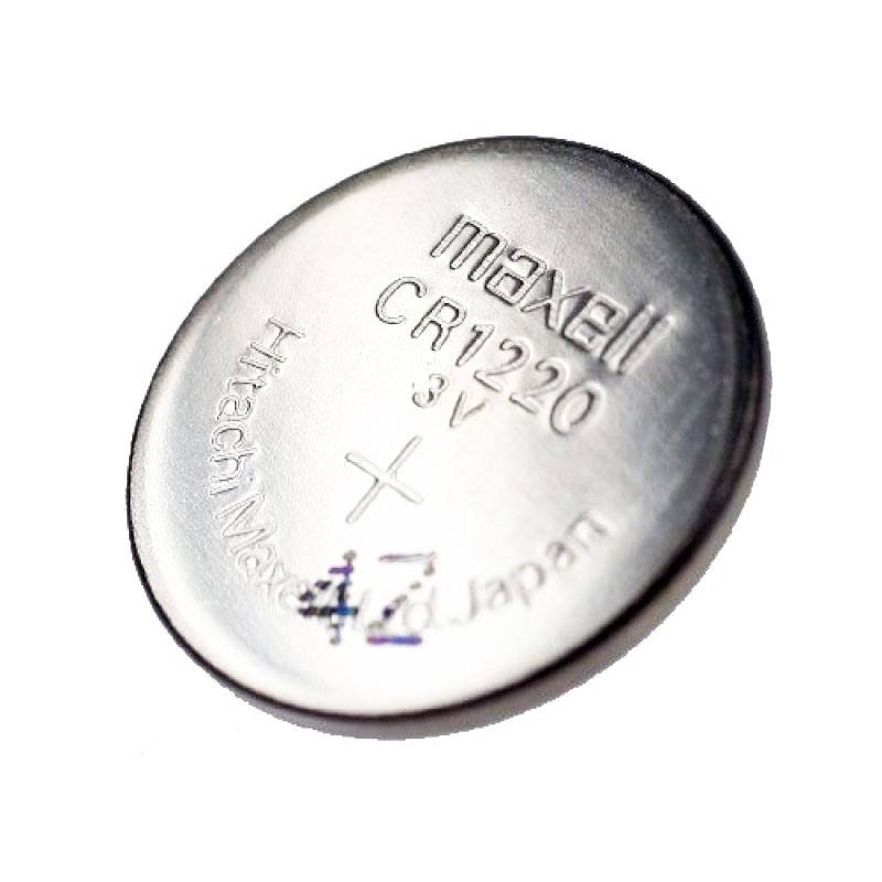 5 Stück CR1220 Lithium Batterie IEC CR1220, 3 Volt max. 38mAh, 12x2mm-3