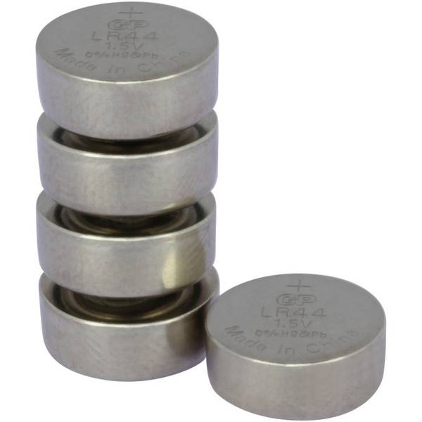 A76 (LR44) GP Alkaline Knopfzelle 1,5V 5 Stück