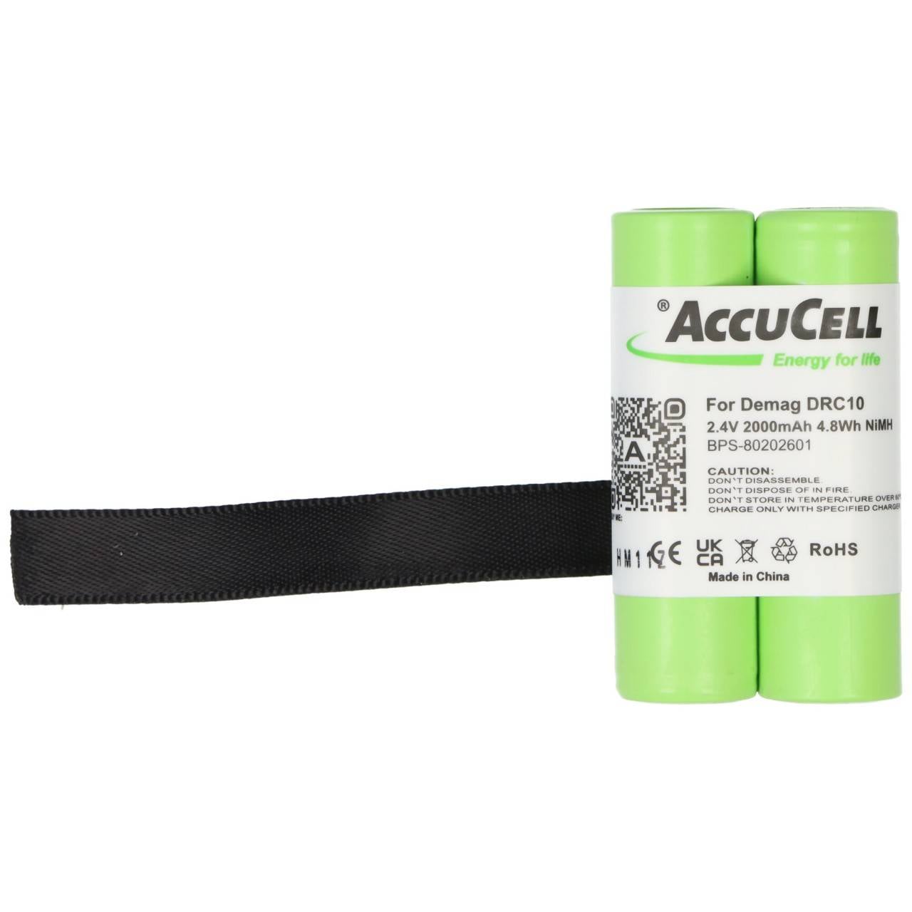 Kranakku NiMH 2,4V 2000mAh passend für Demag 773-499-44 Akku-0