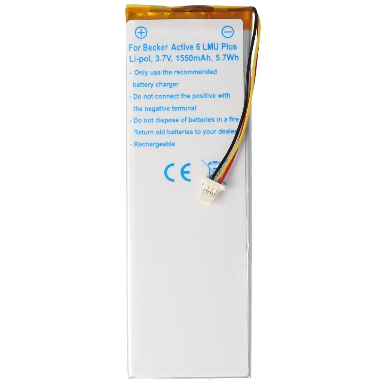 Akku passend für Becker Active 6 LMU Plus Akku 334517373442, SR3840100, 335000000000, 334532320611-0