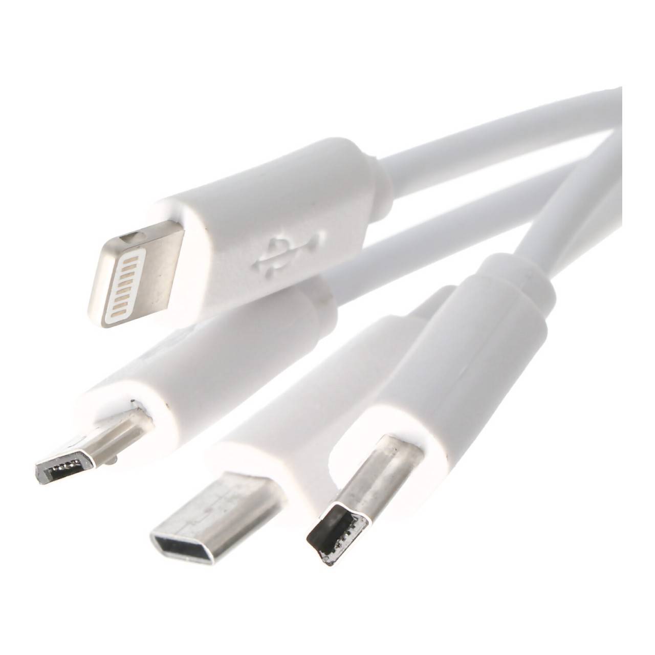 USB-Ladekabel 4 in 1 passend für USB-C, Mini-USB, Micro-USB und 8 Pin Stecker-2