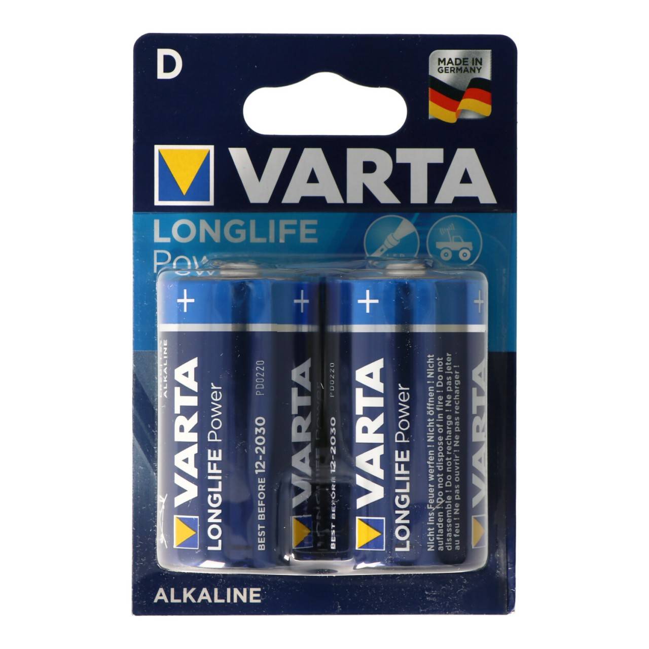 Varta Longlife Power (ehem. High Energy) Mono D 4920 Batterien 10x 2-er Blister-1