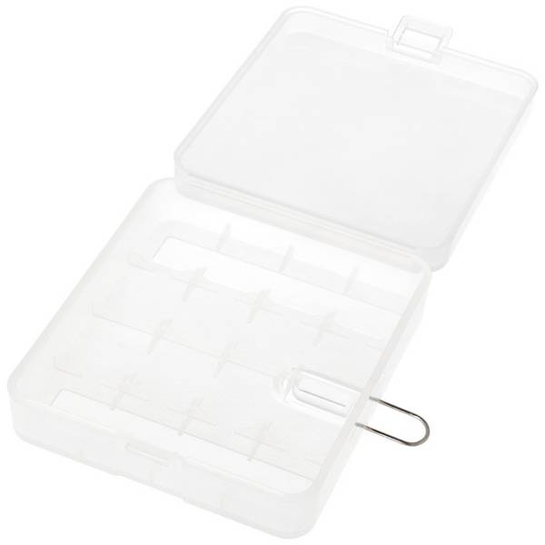 Aufbewahrungsbox für 4x 18650 Akkuzellen