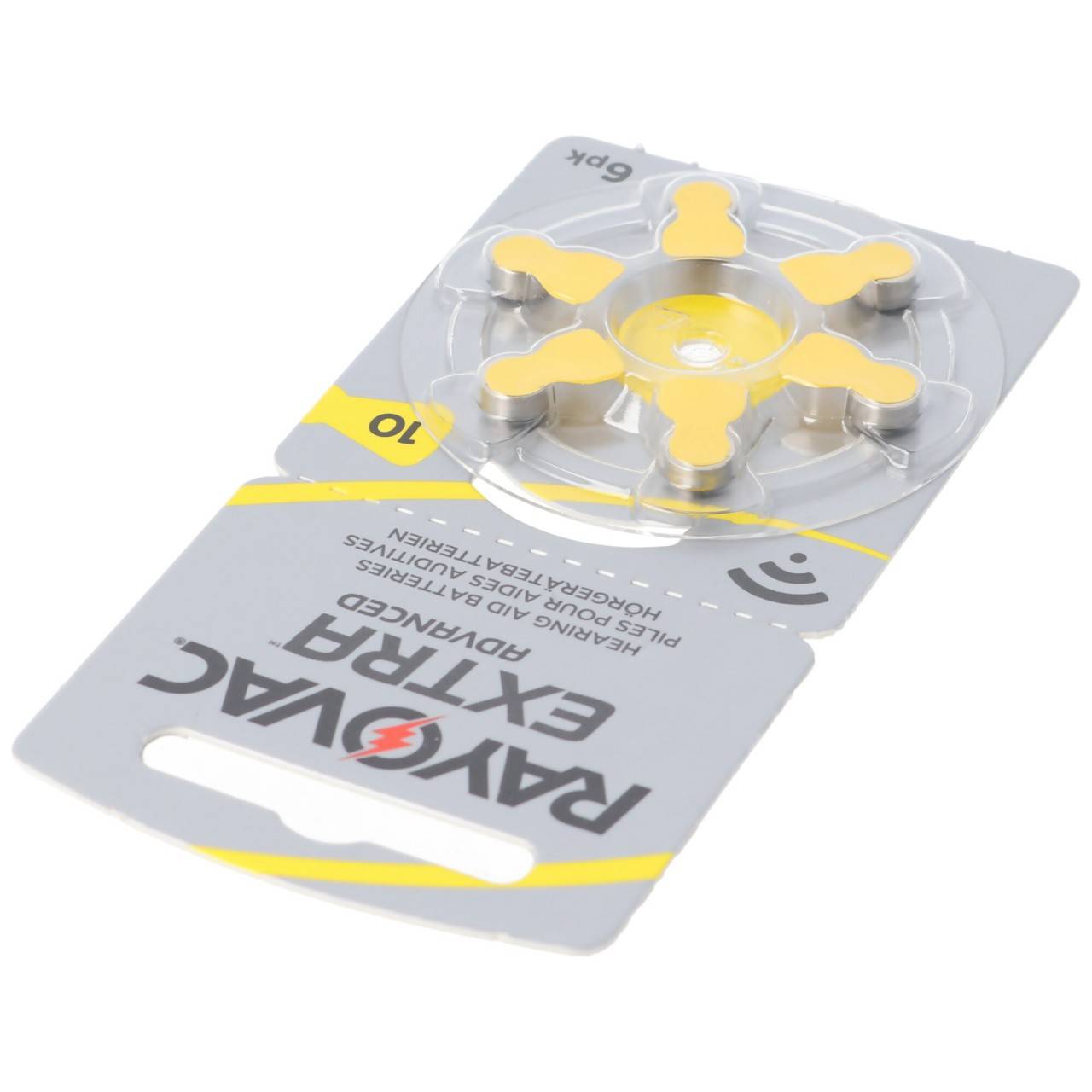 Rayovac Hörgerätebatterie H10MF Nr. 10 PR70 Extra Advanced, 105mAh 6 Stück im Blister-1