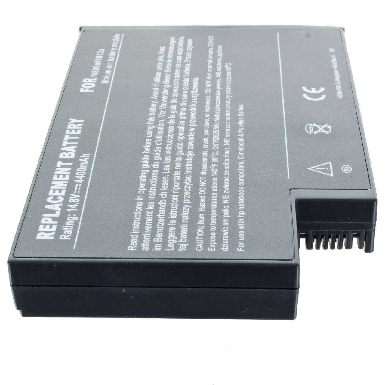 Akku passend für HP OmniBook XE4100 Akku XE4400, XE4500, 361742-001 4400mAh 14,8V-2
