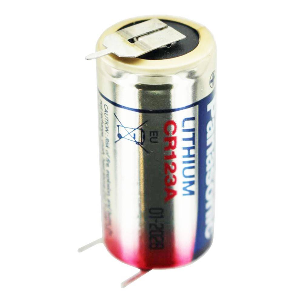 CR123A Batterie mit 3er Printanschluss 1er Print Plus und 2er Print - Kontakt, Spannung 3 Volt-0