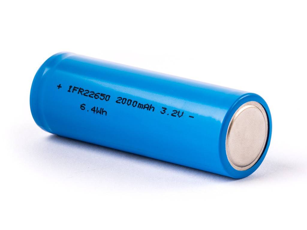 IFR22650 3,2Volt bis 3,3 Volt 2000mAh LiFePO4 Lithium-Eisenphosphat Akku, Abmessungen beachten 65x22,1mm-1