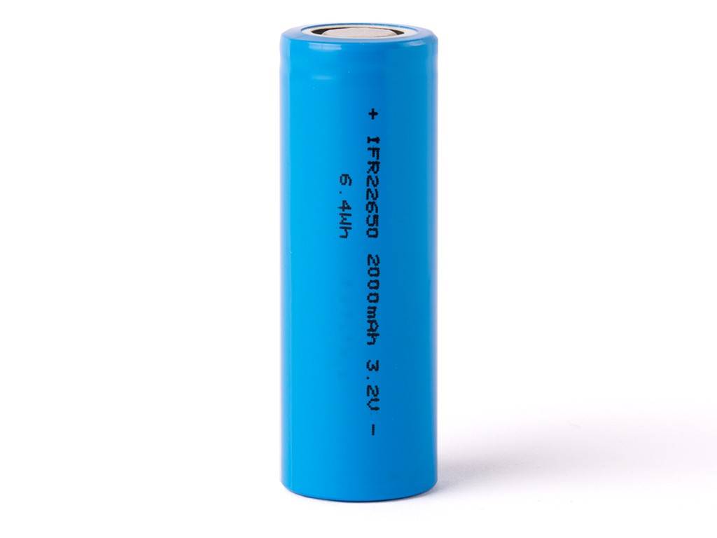 IFR22650 3,2Volt bis 3,3 Volt 2000mAh LiFePO4 Lithium-Eisenphosphat Akku, Abmessungen beachten 65x22,1mm-2