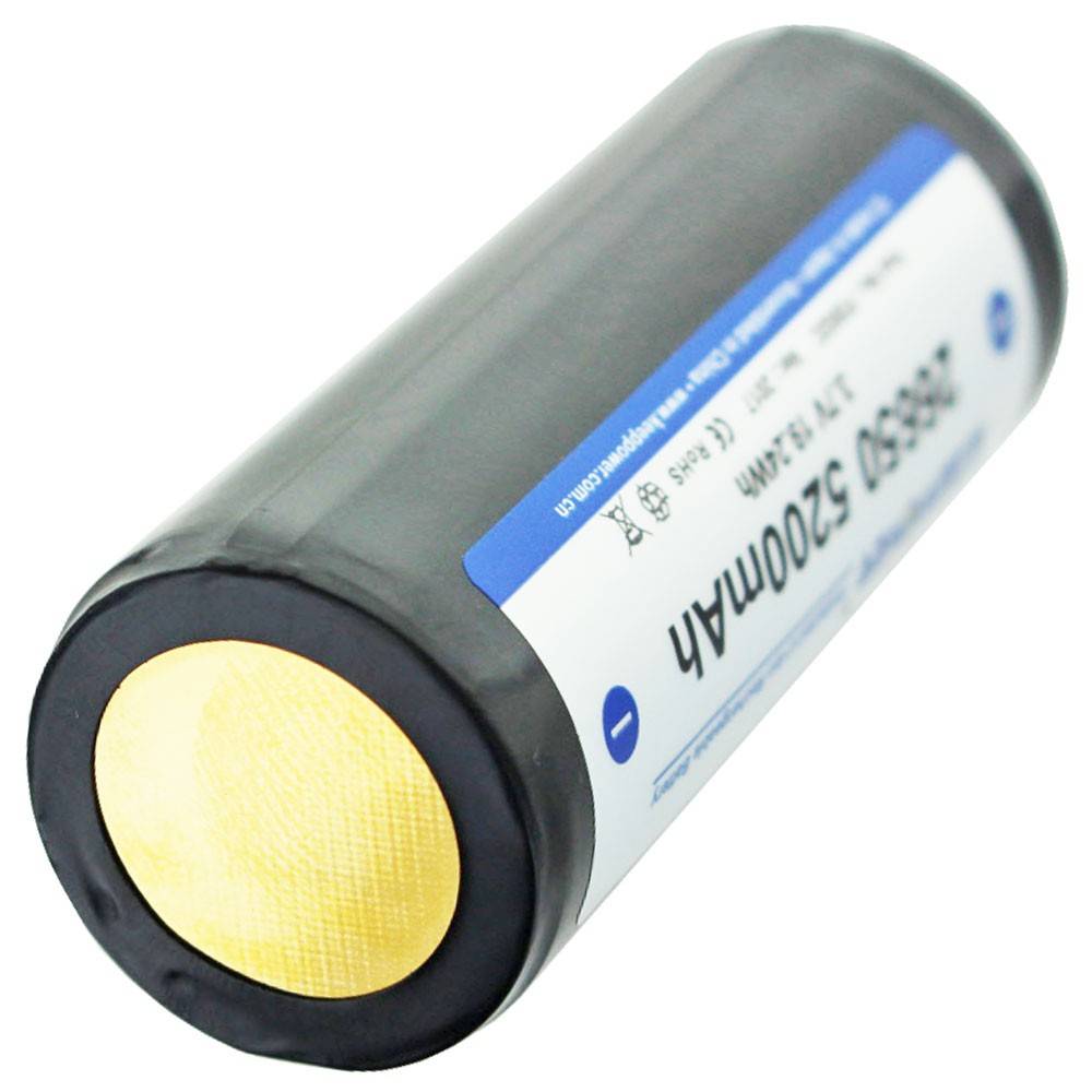 Keeppower 26650 5200mAh 3,6V bis 3,7V Li-Ion Akku PCB geschützt 69,5x26,8mm-2