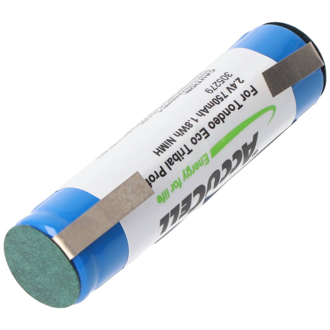 NiMH AkkuPack 2,4 Volt, 750mAh, 47,7x14,5mm für Zahnbürsten-3