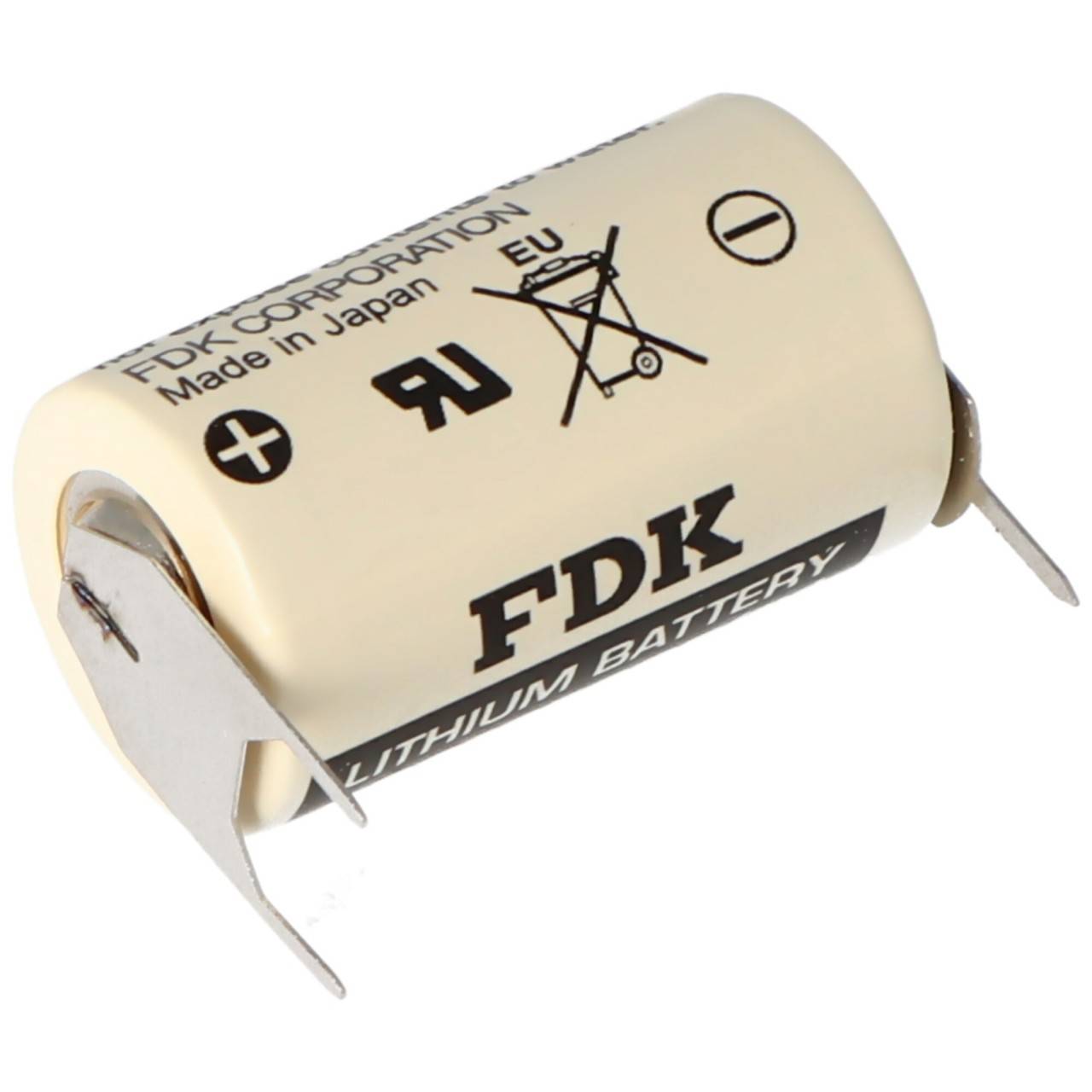 Sanyo Lithium Batterie CR14250 SE 1/2AA, IEC CR14250, 3er Print, 7,6mm Rastermaß-3