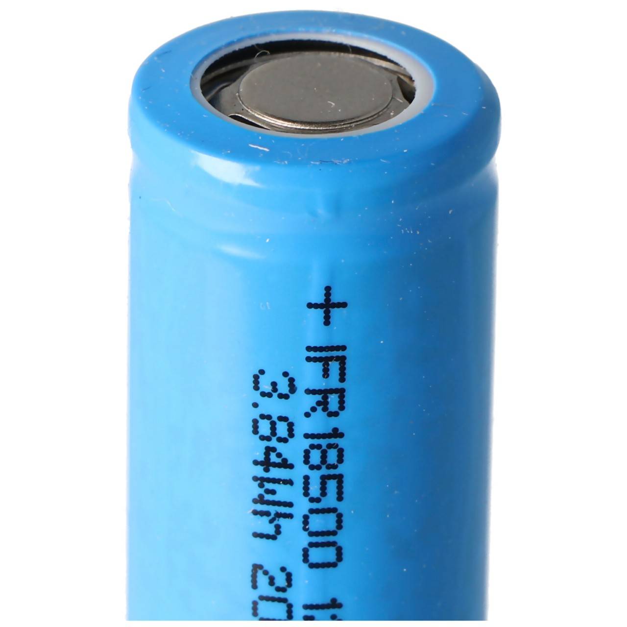 IFR 18500 1200mAh 3,2V LiFePo4 Akku Flat Top ohne Kopf ungeschützt 49x18,15mm-1