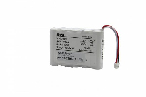 Original NiMH Akku H-AA1800B für Fresenius Spritzenpumpe, Injektomat Agilia