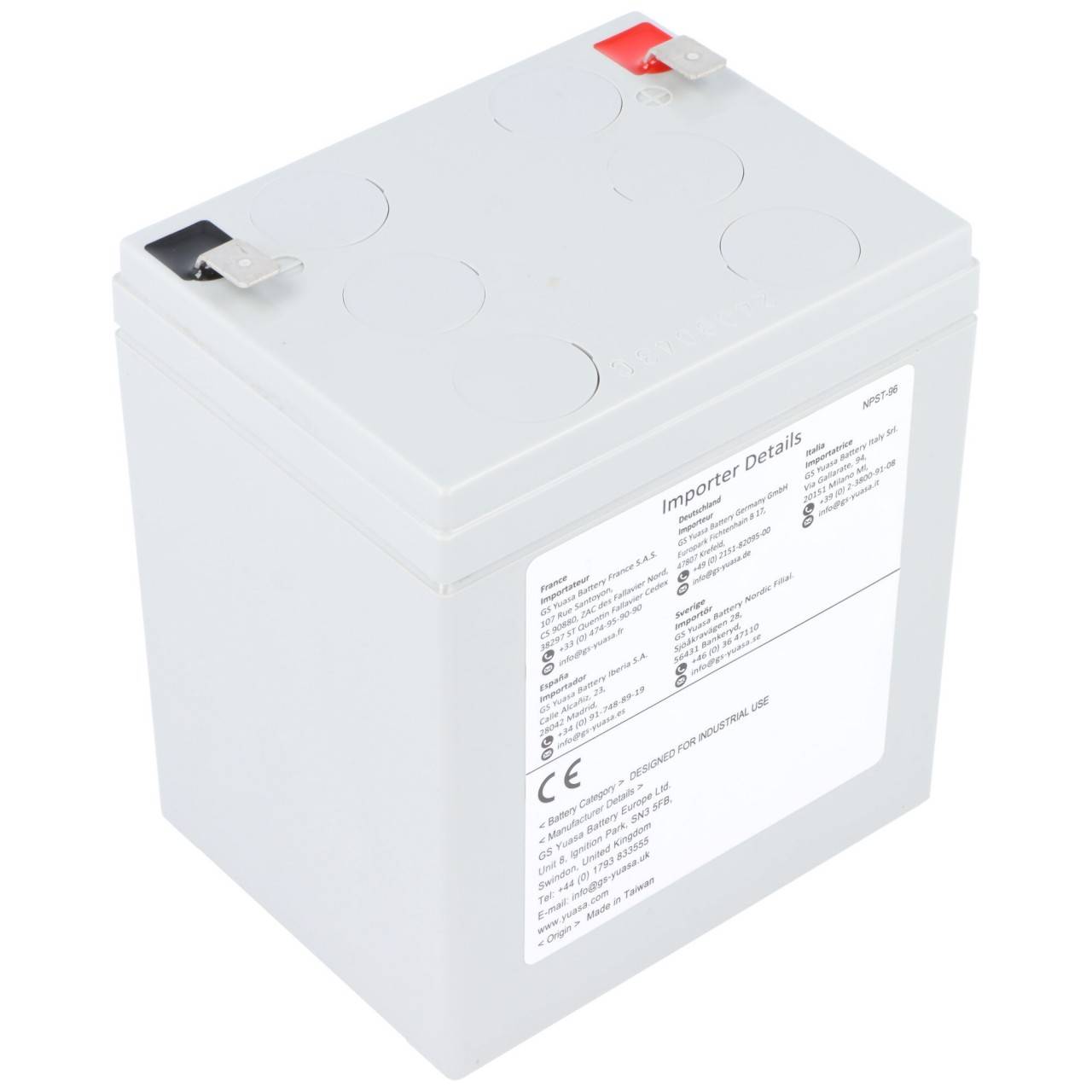 Blei Akku passend für NPH5-12 Kontron Trakmon 7220-1