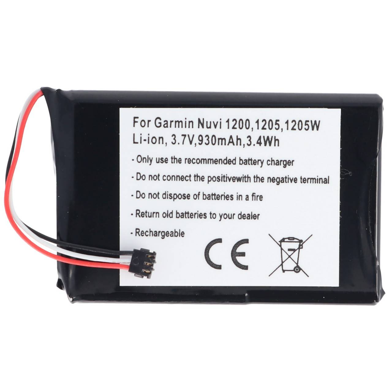 AccuCell Akku passend für Garmin Nuvi 1200, 361-00035-01-0