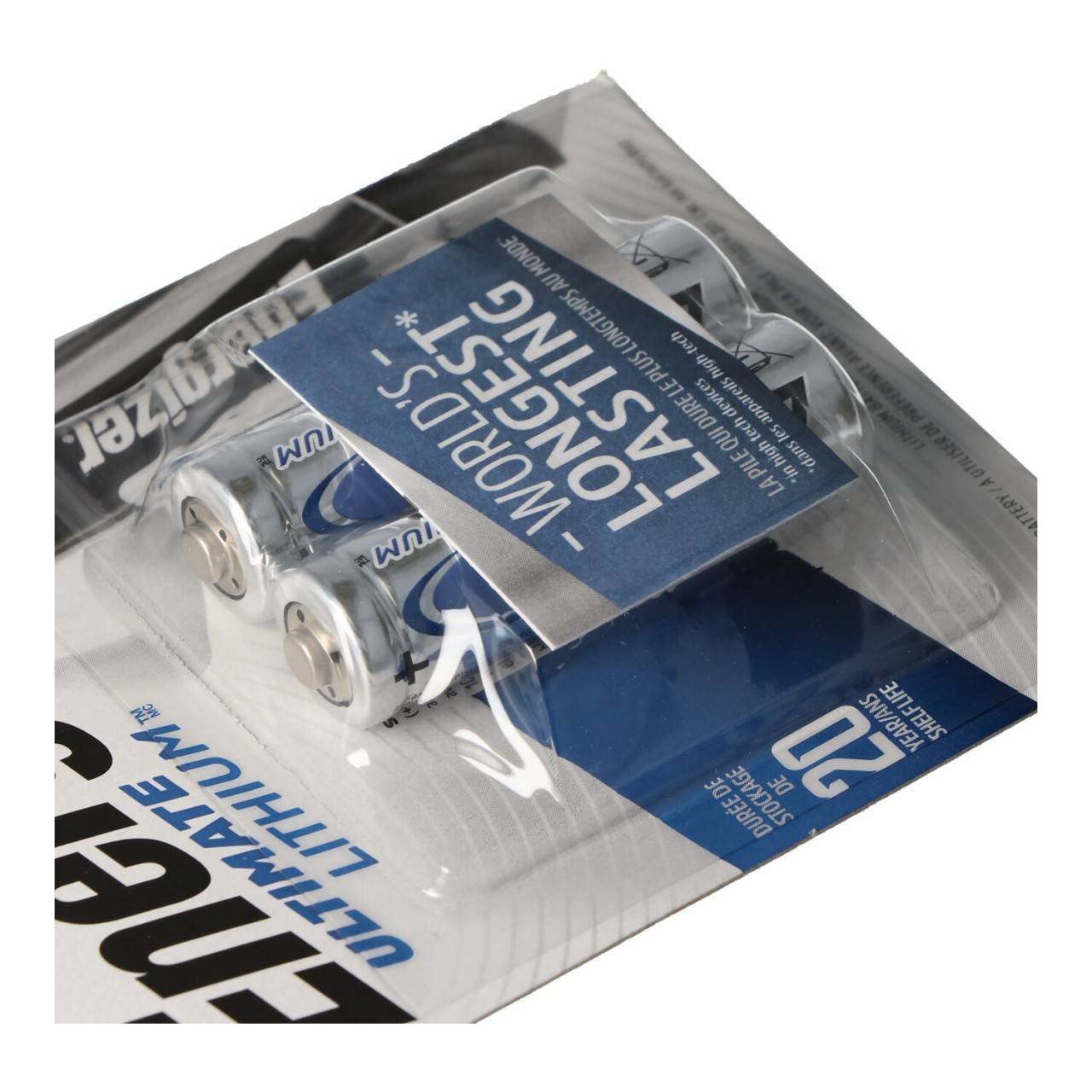 Energizer L91 Lithium Batterie AA 1,5 Volt, 3000mAh 2er Blister-4