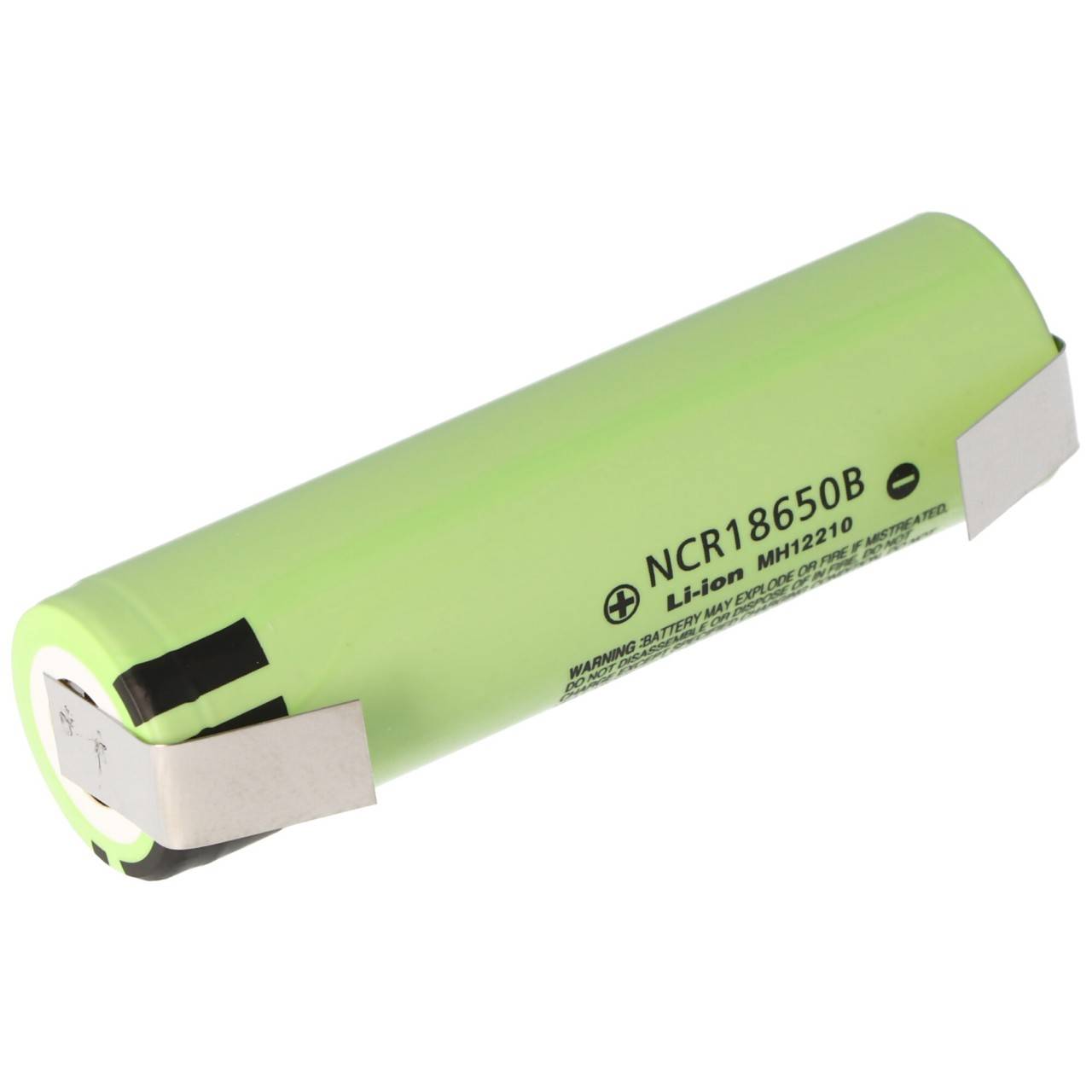 Panasonic NCR18650B 3,6V - 3,7V 3200mAh Li-Ion-Akku 18,2x65,25mm mit Lötfahne U-Form-3