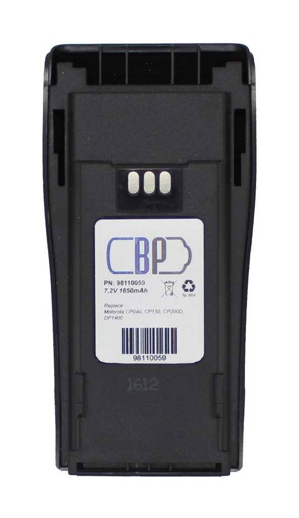 Funkakku NiMH 7,2V 1650mAh passend für Motorola NNTN4496, NNTN4496AR, NNTN4497, NNTN4497A-2