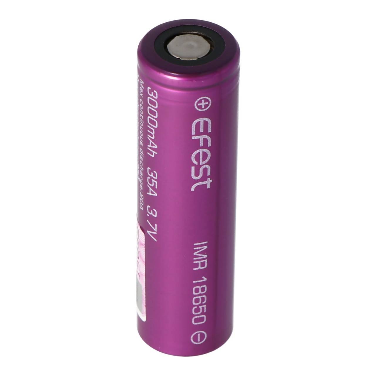 Efest Purple IMR 18650 3000mAh 3,6V - 3,7V min. 2900mAh typ. 3000mAh maximal 35A Stromabgabe (Flat Top)-0