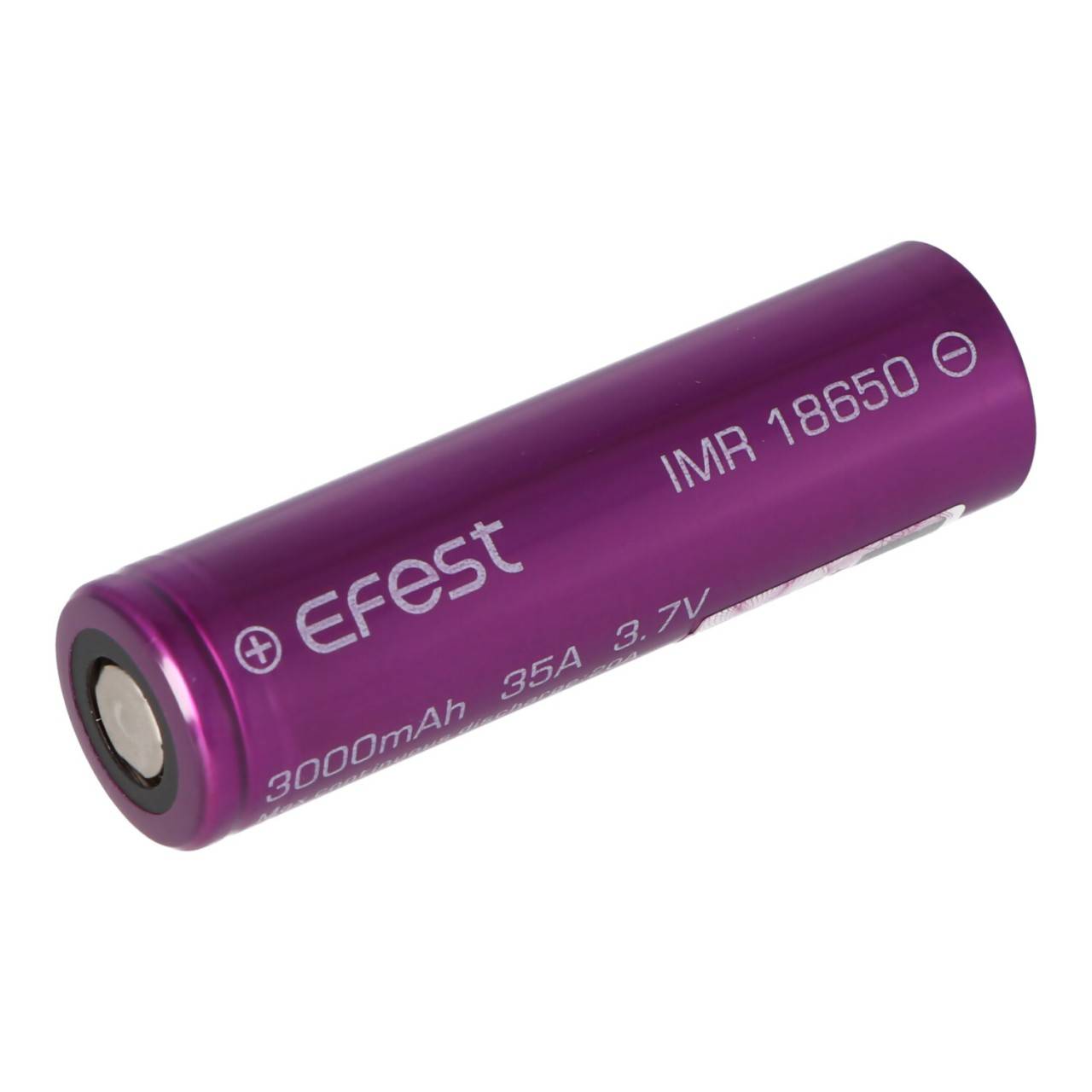 Efest Purple IMR 18650 3000mAh 3,6V - 3,7V min. 2900mAh typ. 3000mAh maximal 35A Stromabgabe (Flat Top)-2