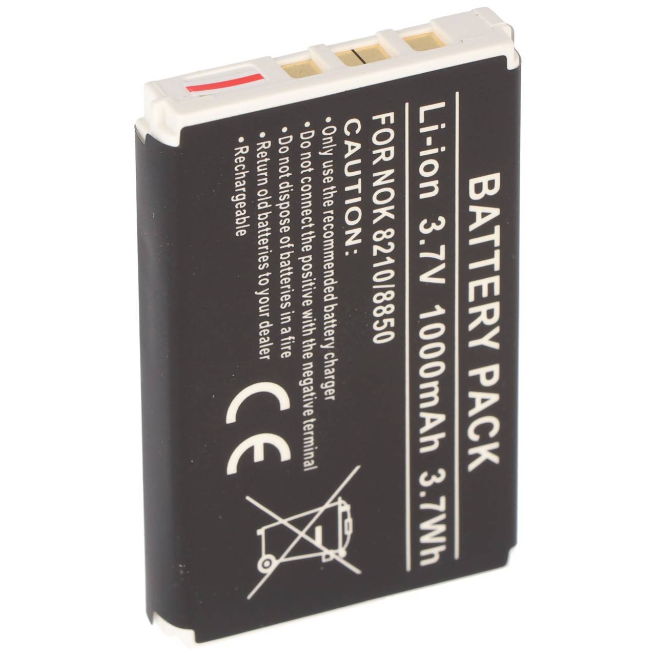 Akku passend für Nokia 8210, 8850, Li-Ion, 3,7V, 1000mAh, 3,7Wh-1