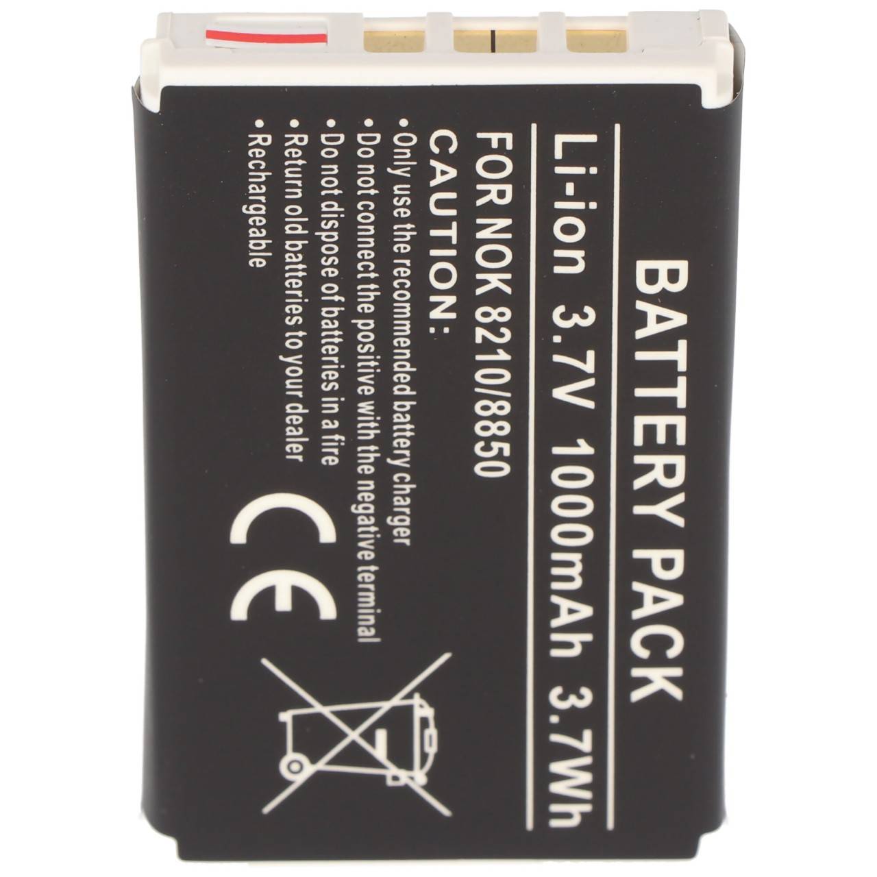 Akku passend für Nokia 8210, 8850, Li-Ion, 3,7V, 1000mAh, 3,7Wh-4