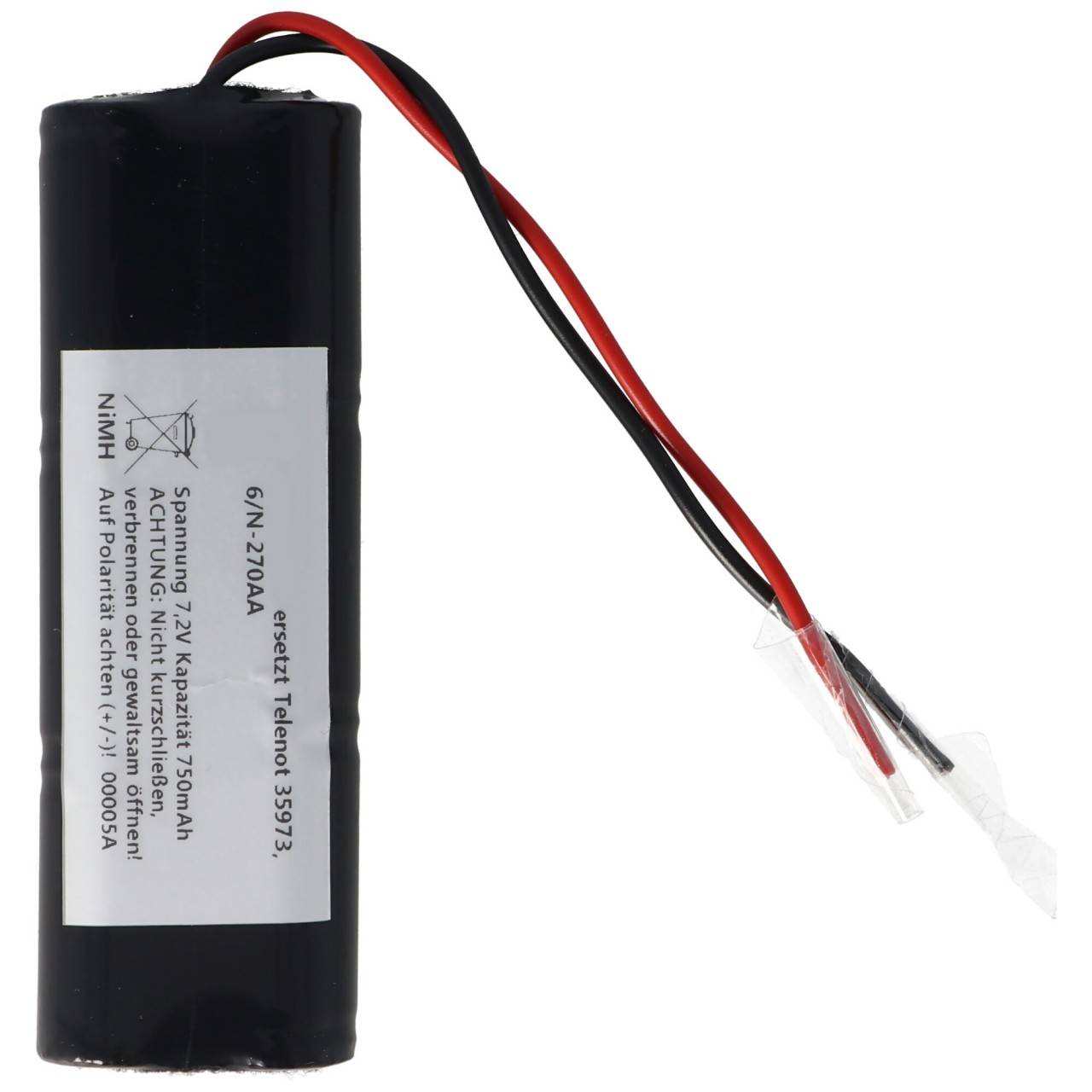 Akku passend für Telenot 35 973 Sender F1011/S 7,2V NiMH Akkupack zum Selbstumbau-0