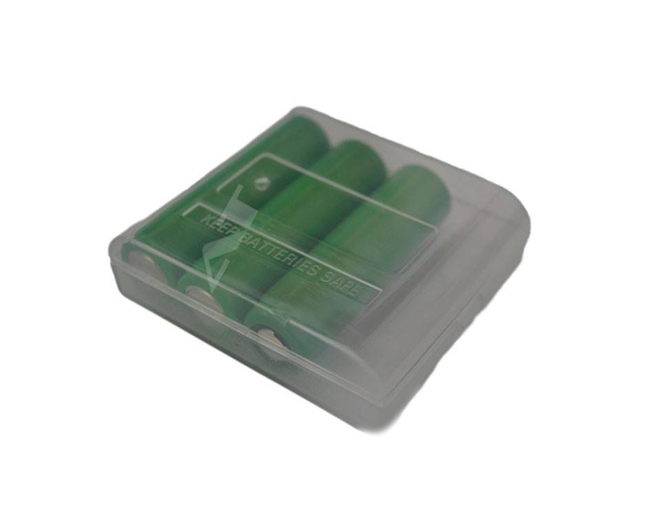 Plastikbox für 4x 14500 transparent (geschützt)-0