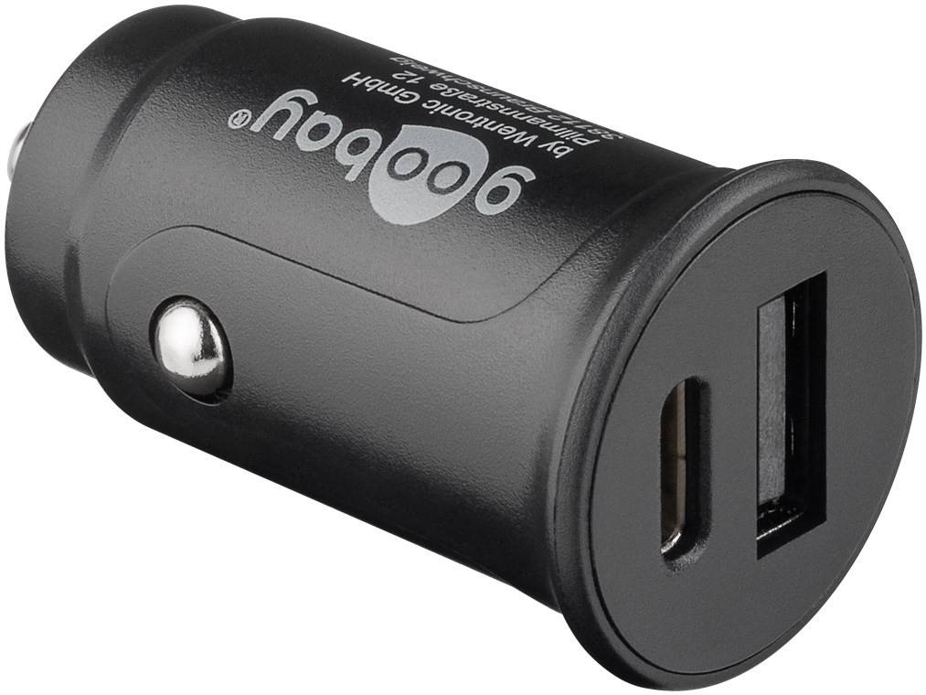 Dual-USB Auto Schnellladegerät USB-CTM Power Delivery, Ladeadapter für Kfz, lädt Geräte über USB-A und USB-C,...-3