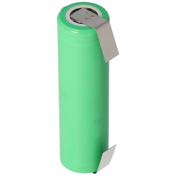 INR18650-25R 2500mAh 3,6V - 3,7V ungeschützt mit Lötfahne U Form, 64,85x18,3mm