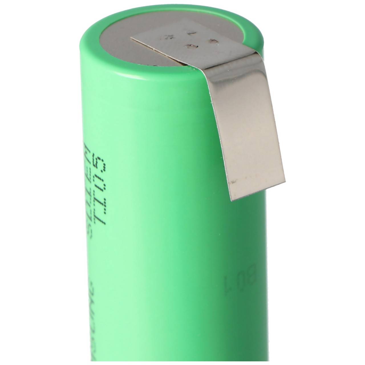 INR18650-25R 2500mAh 3,6V - 3,7V ungeschützt mit Lötfahne U Form, 64,85x18,3mm-2