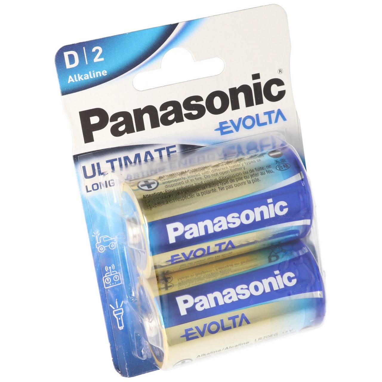 Panasonic EVOLTA Batterie die neue Alkaline Batterien Mono/D LR20-1