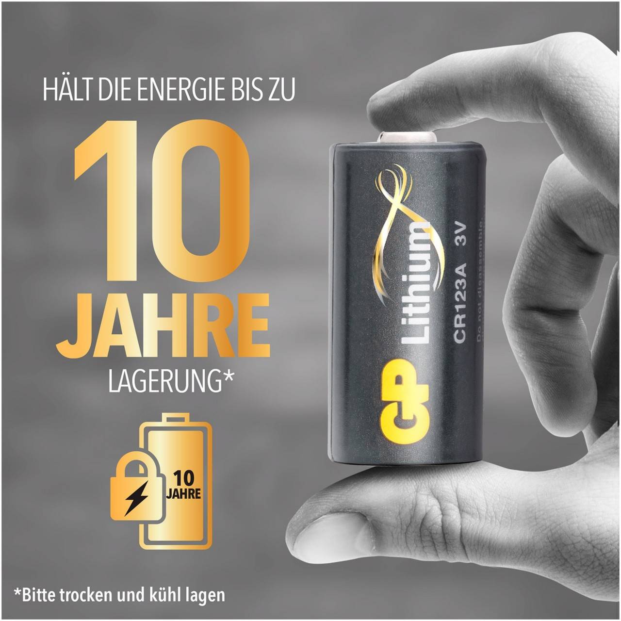 CR123A Batterie GP Lithium 4 Stück-1