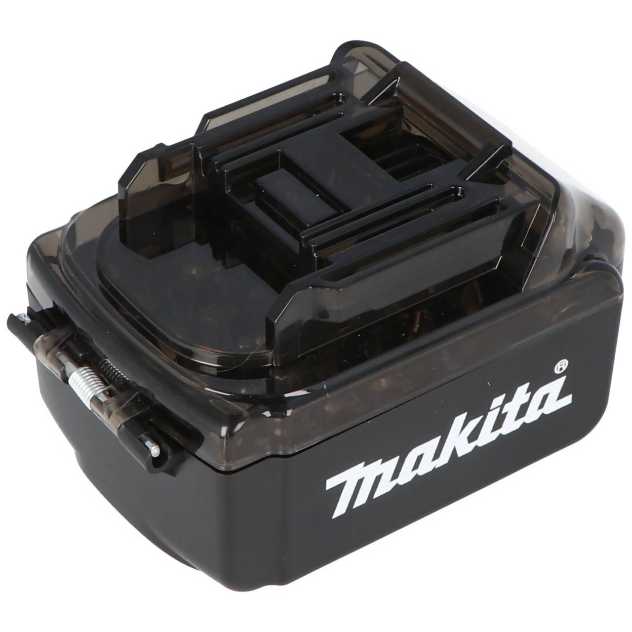 Original Makita Bit-Box im Akku-Design, Schrauber Bit-Set inkl. Bit-Halter 1/4, Bit-Box kein Makita Akku-0