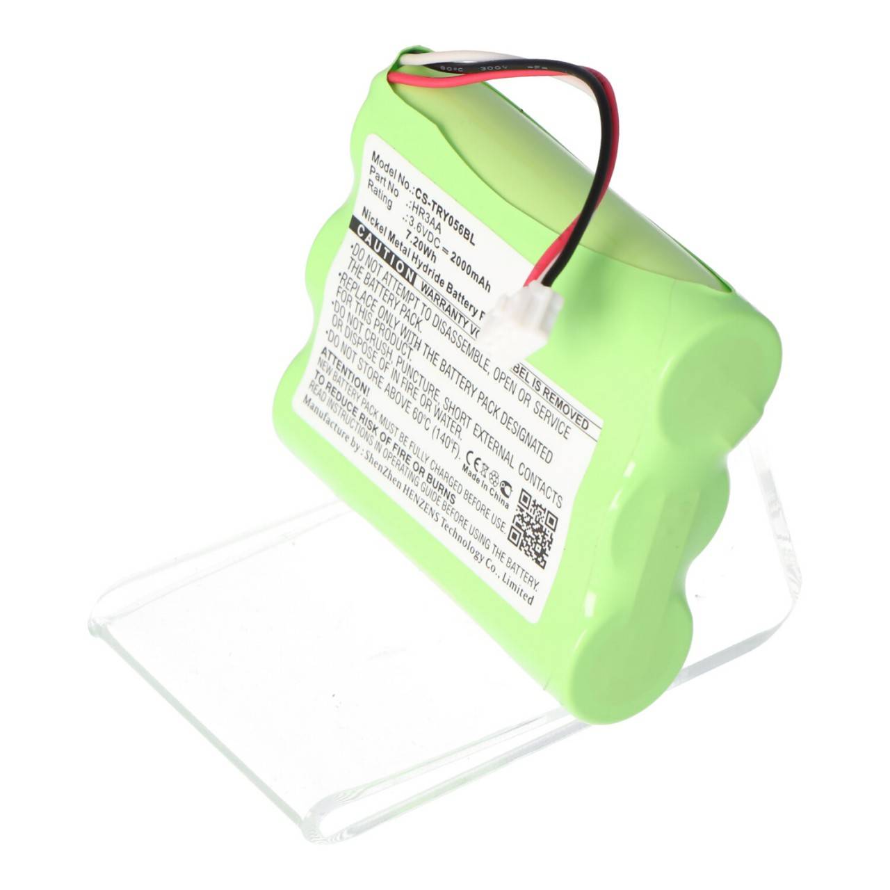 Kranakku NiMH 3,6V 2000mAh ersetzt Tyro HR3AA-0